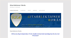 Desktop Screenshot of gitarrlektionerboras.se
